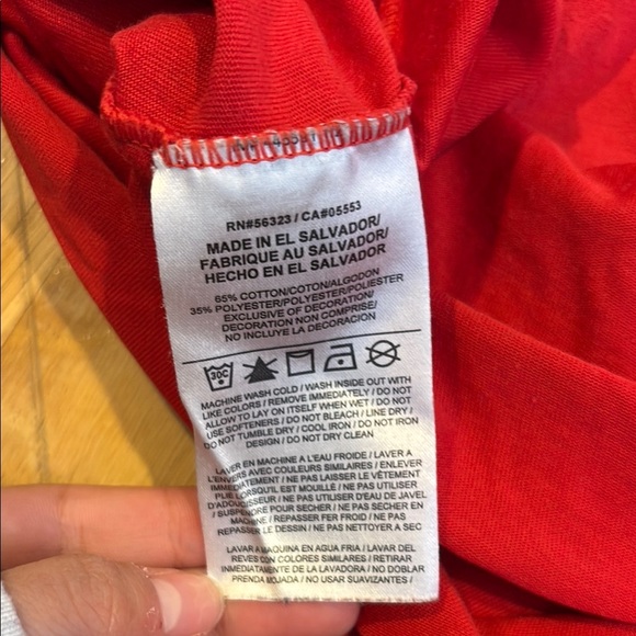 Nike Boys Red Short Sleeve Dri-FIT Tee Size S - Picture 4 of 4